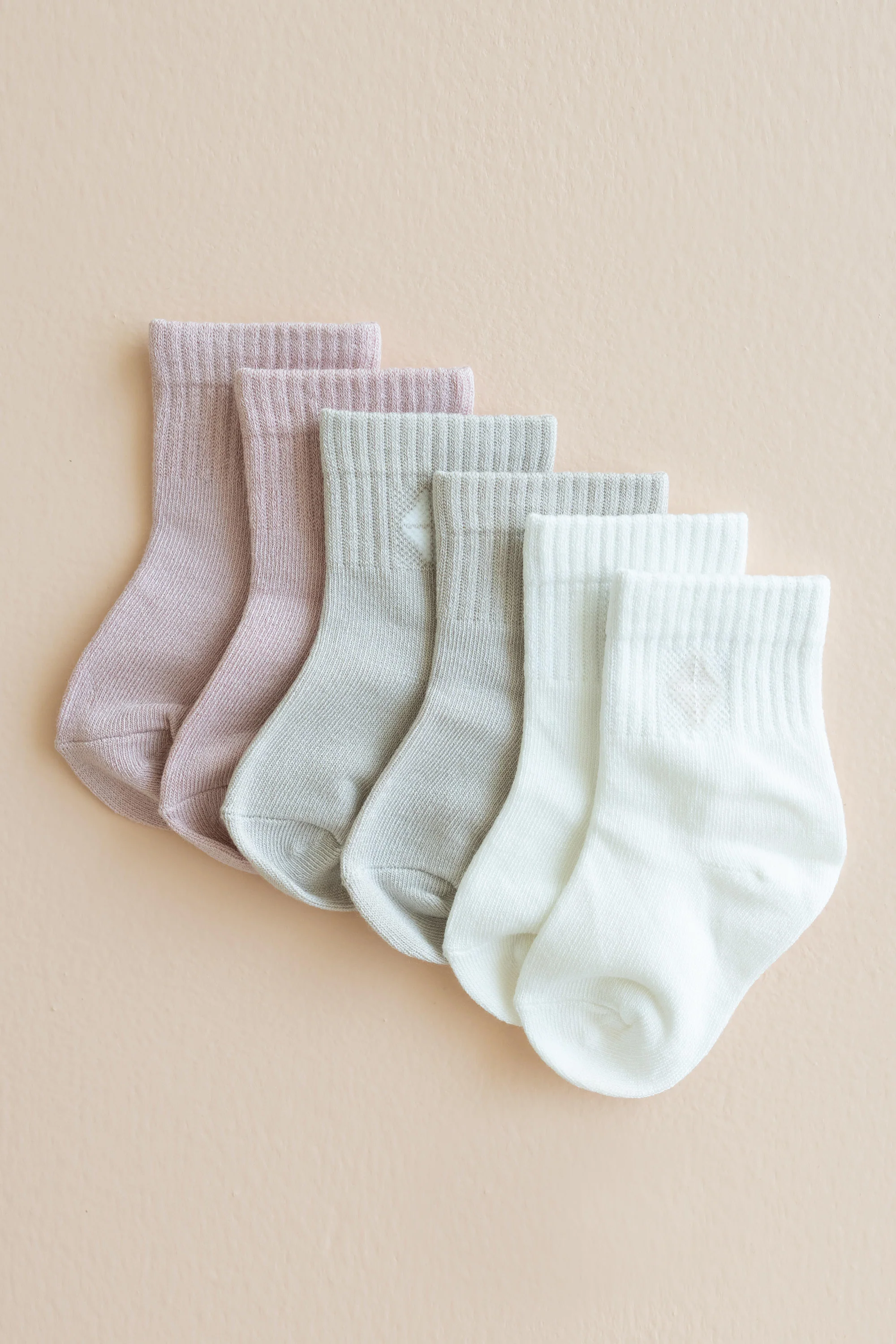Crew Socks Combo 3-Pack in Pastel