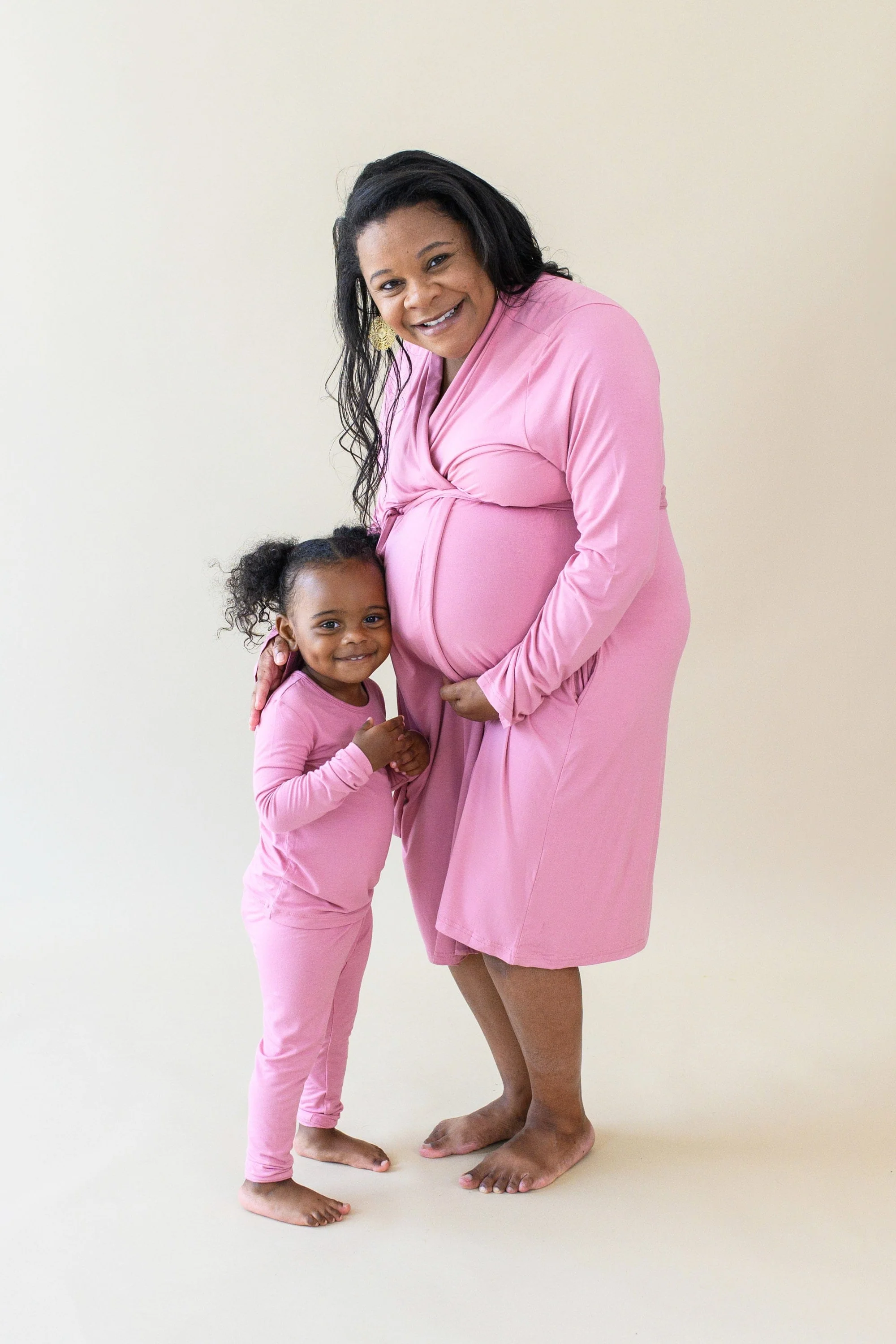 Long Sleeve Pajamas in Apple Blossom - Image 4