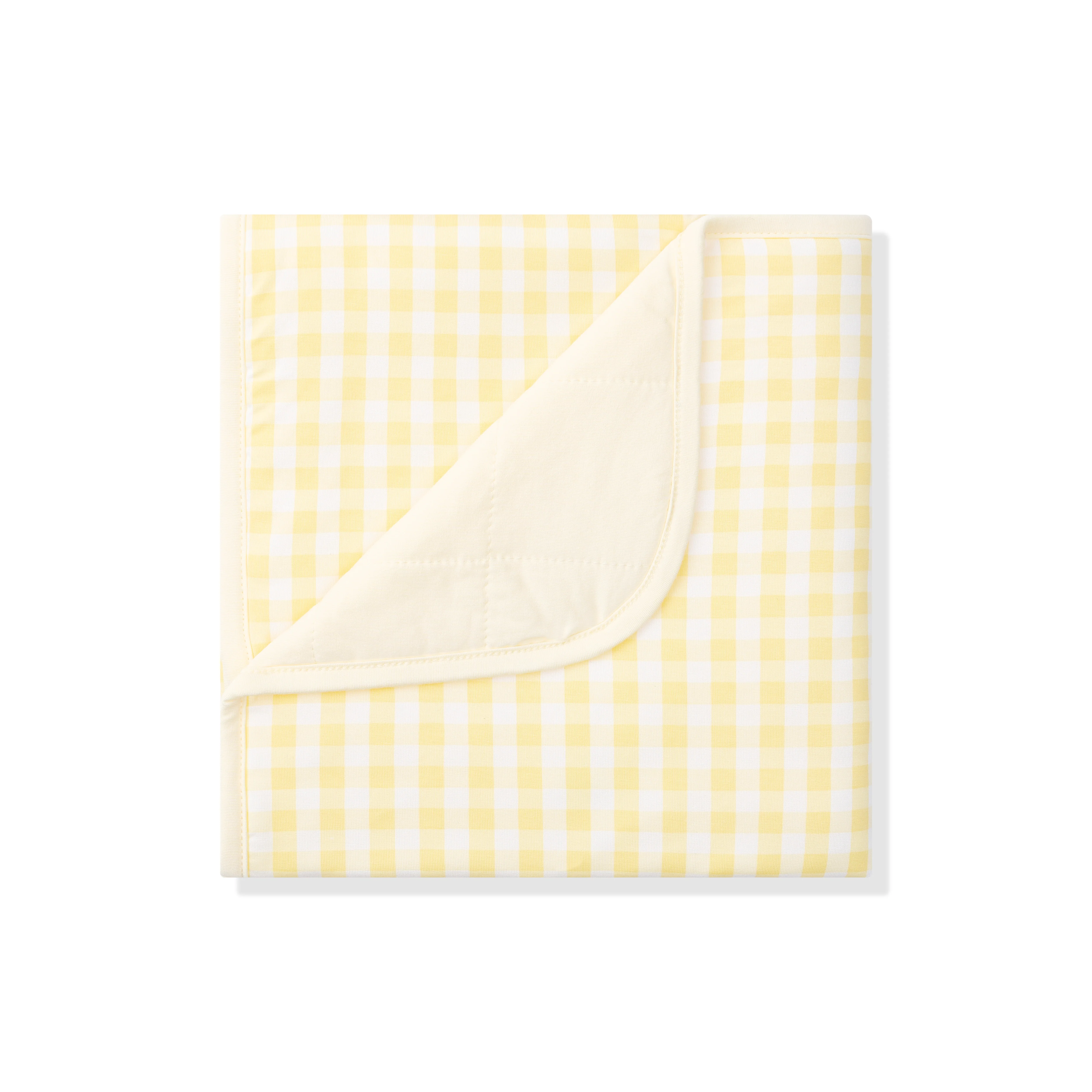 Baby Blanket in Gingham Chamomile