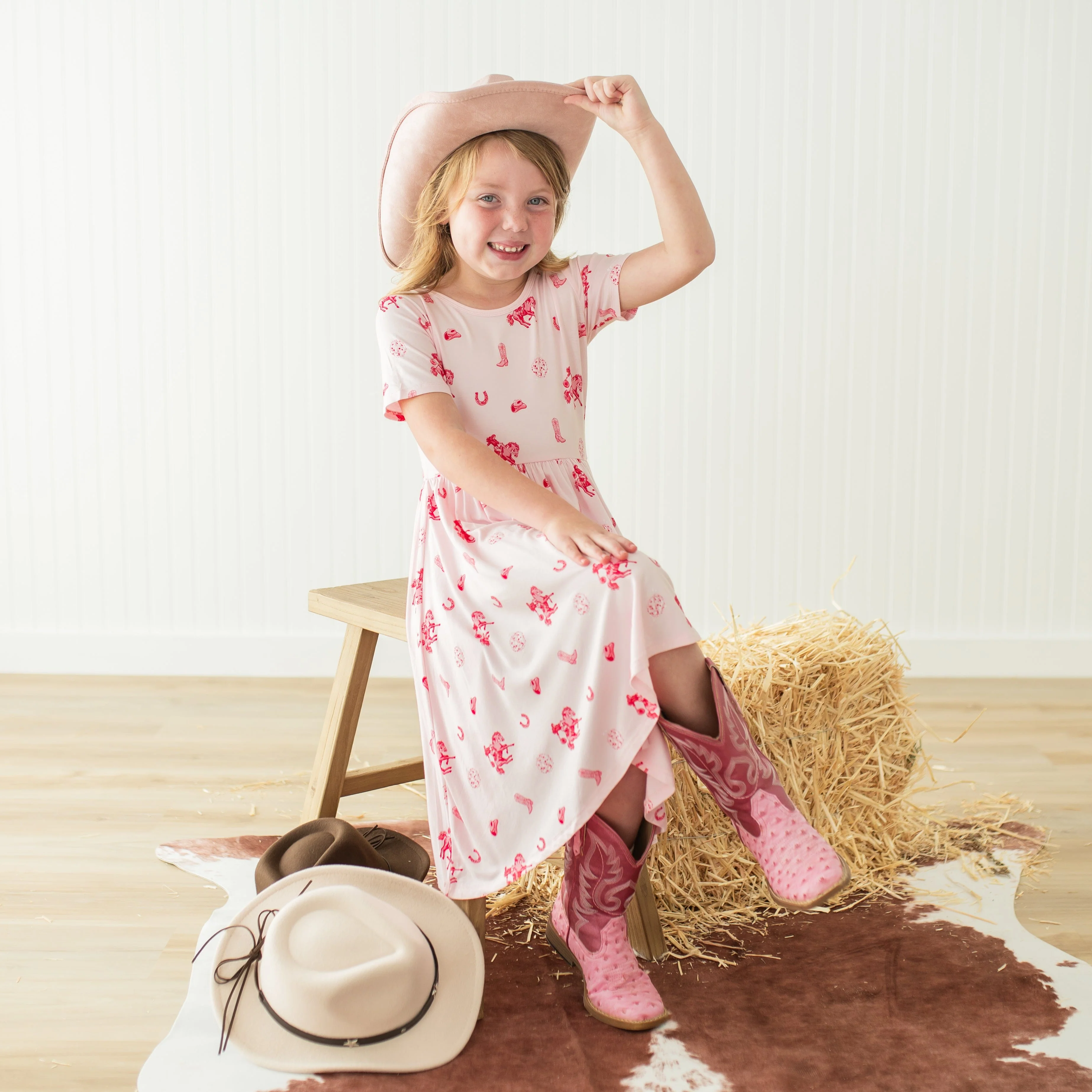 Twirl Dress in Disco Cowgirl