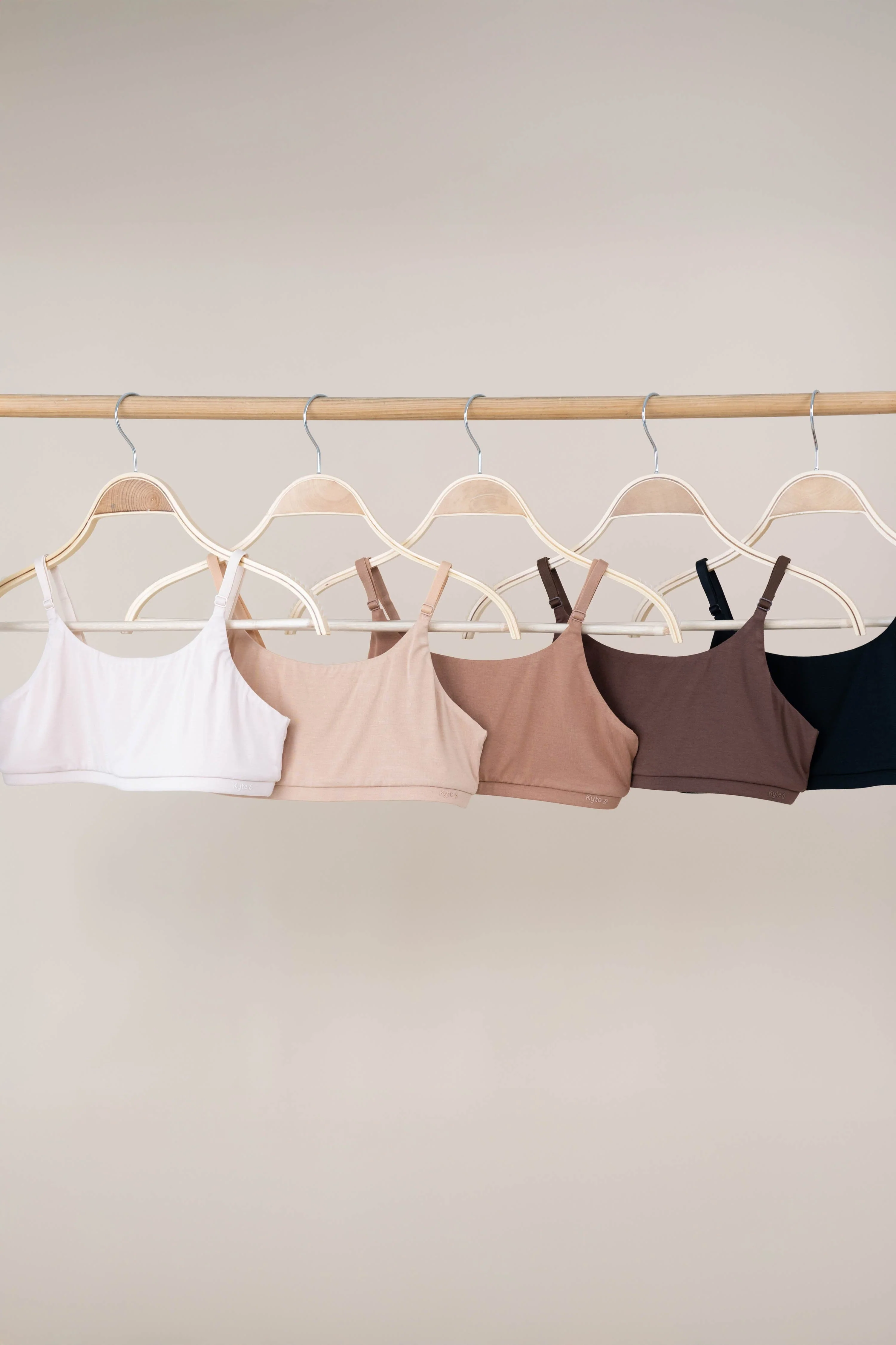 Women's Scoop Neck Bralette in Toffee - Image 7